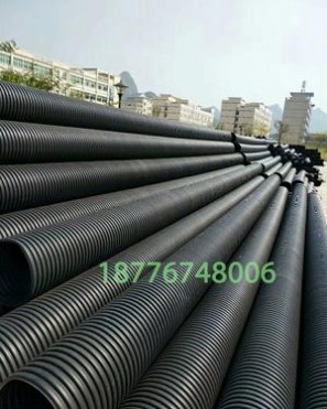 廠家 250HDPE雙壁波紋管 巴馬縣公路橋梁打孔管滲水管排污管