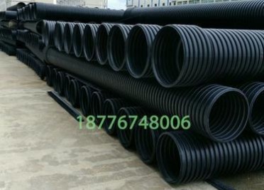 廠家 250HDPE雙壁波紋管 桂平市公路橋梁打孔管滲水管排污管