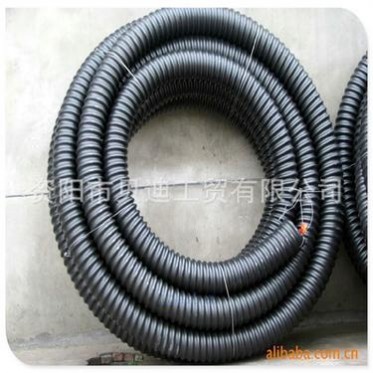 廠家高強度PE碳素螺紋管 高韌性PE碳素螺紋管 電線護套波紋管